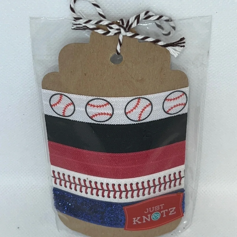 JUST‎ KNOTZ Headband & Hair Ties Set NWT